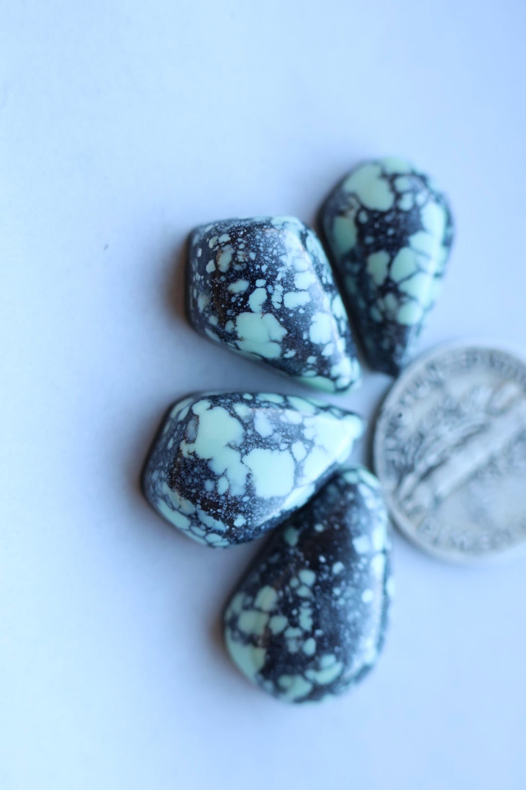 Emerald Basin Variscite cabochon set