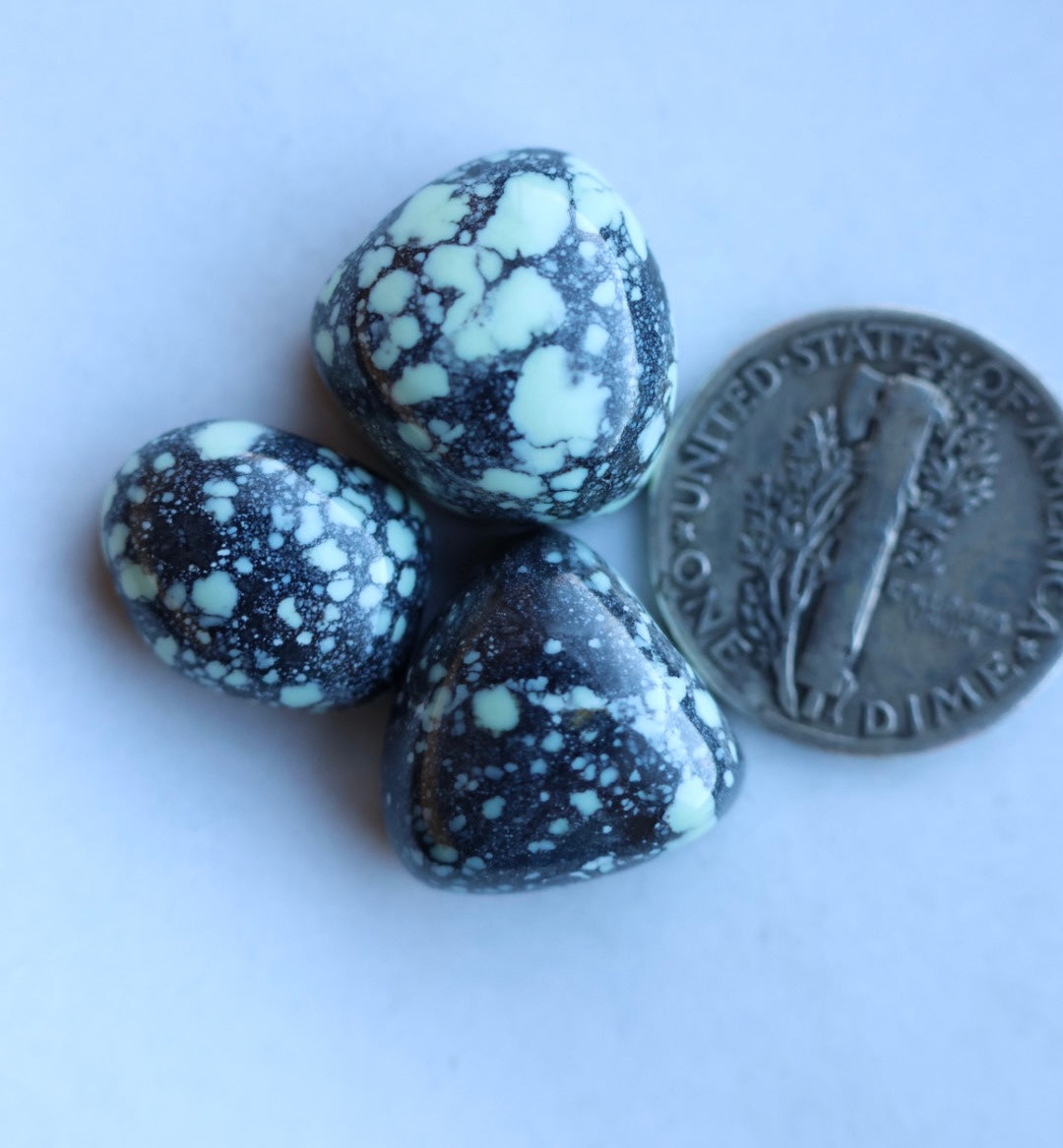 Emerald Basin Variscite cabochon set