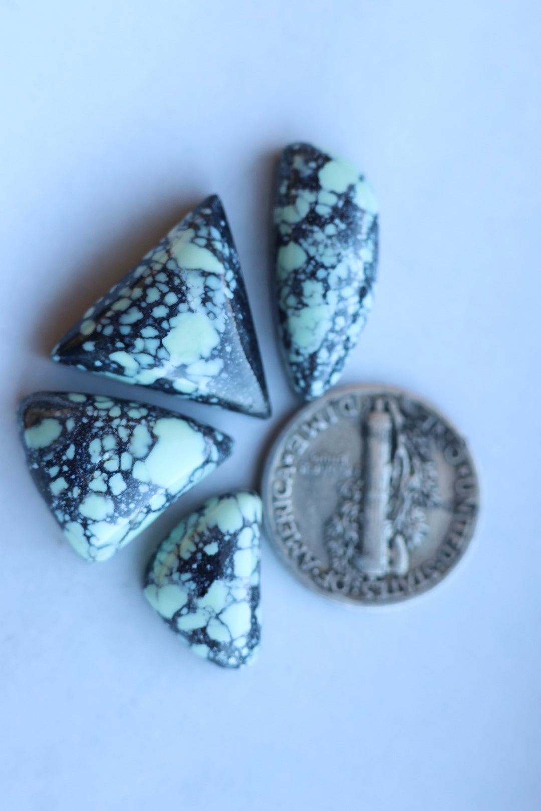 Emerald Basin Variscite cabochon set