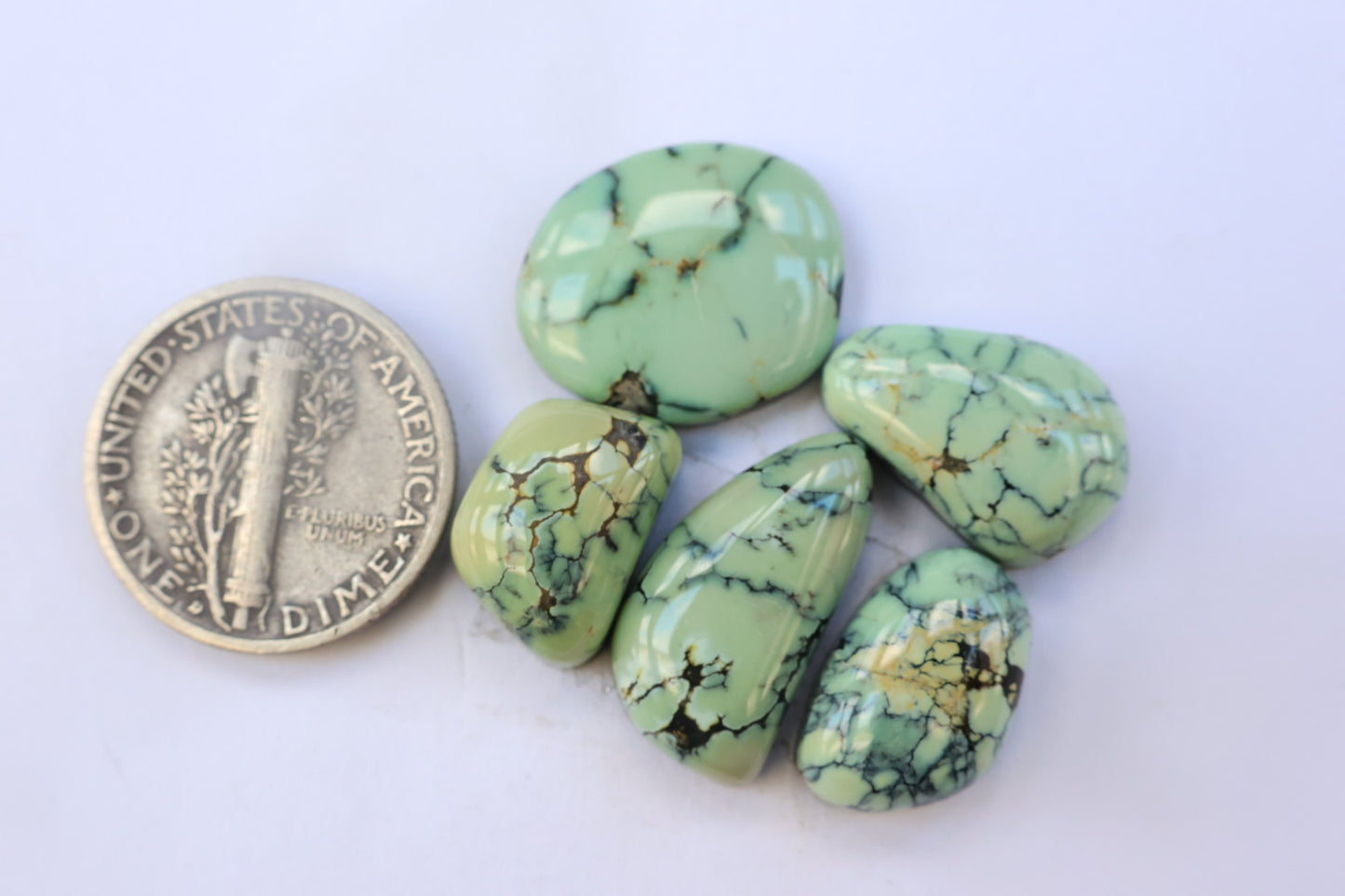 Colina verde variscite cab