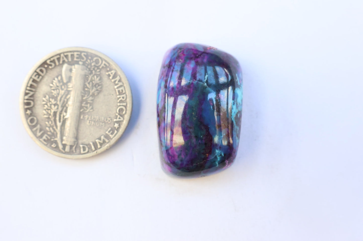 Purple Kingman turquoise cabochon