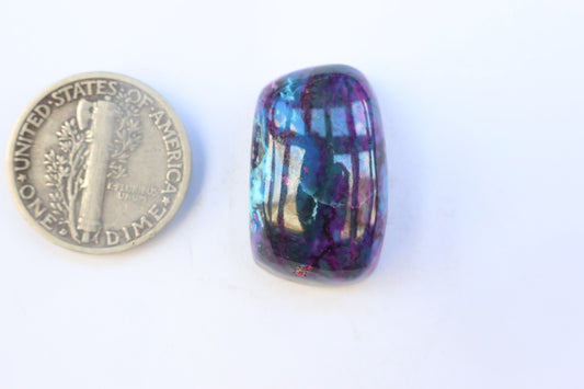 Purple Kingman turquoise cabochon