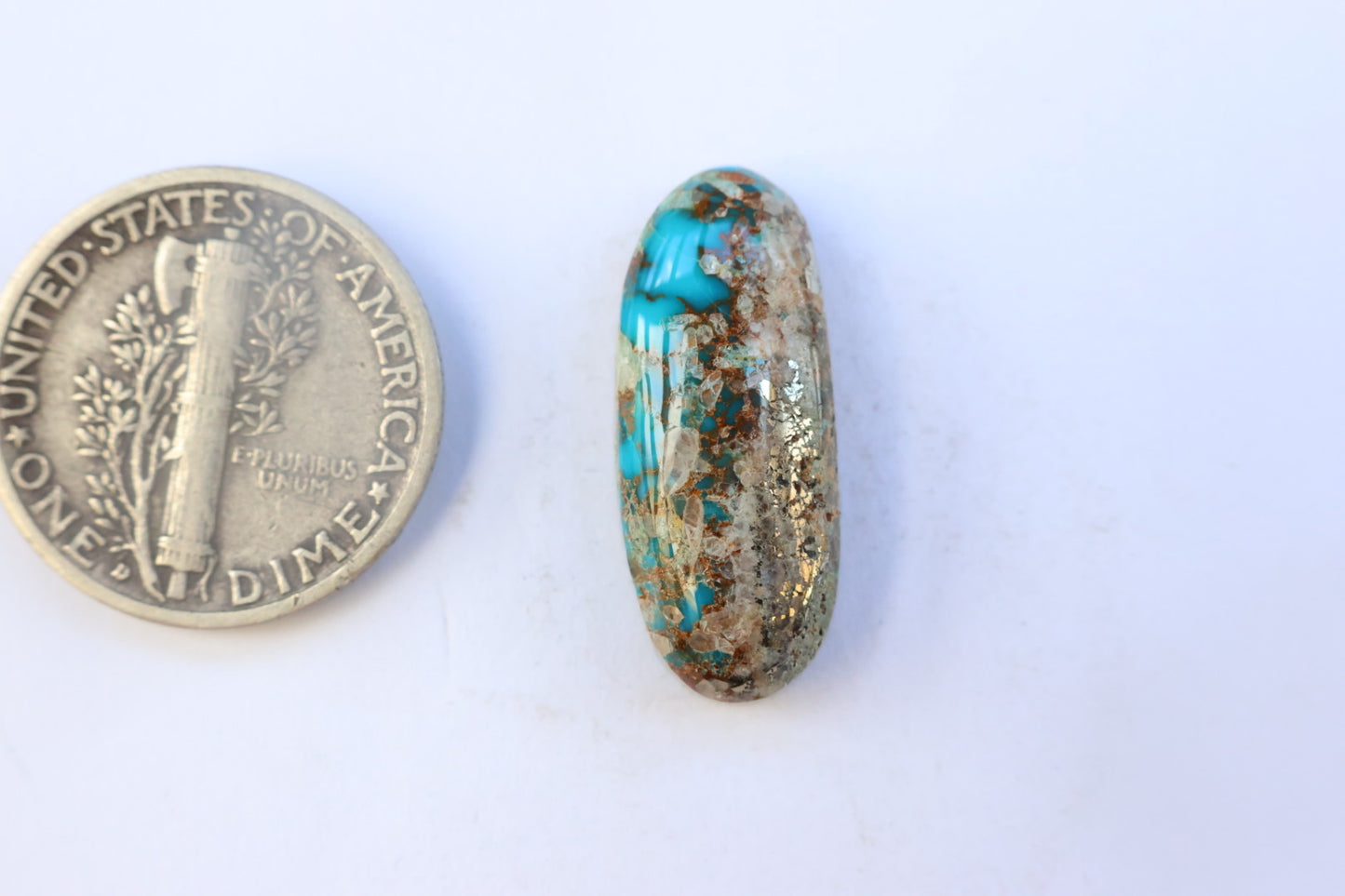 Bisbee turquoise cabochon