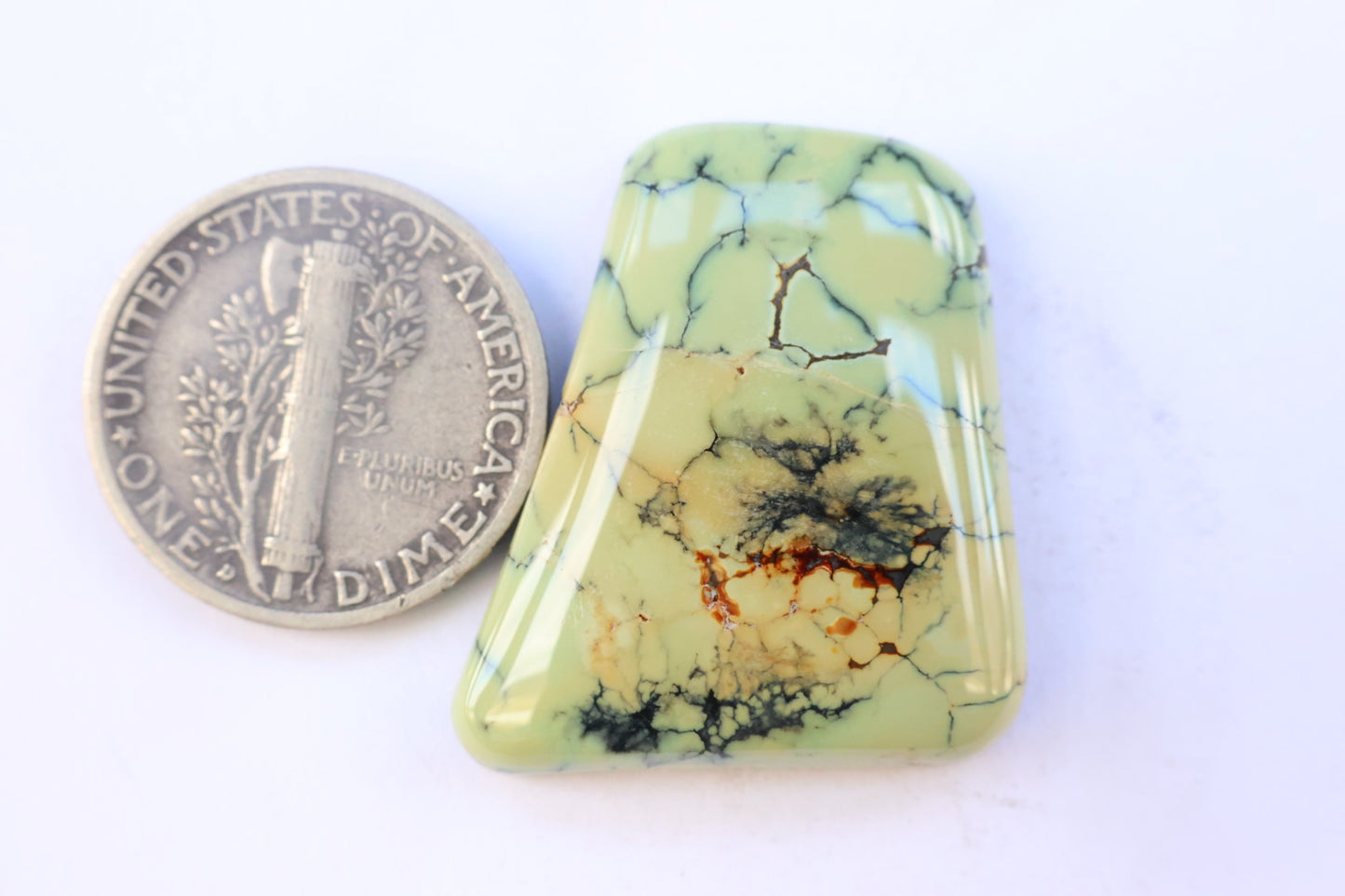 Colina verde variscite cab