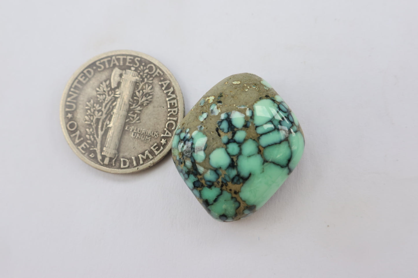 Angel wing Variscite cabochon