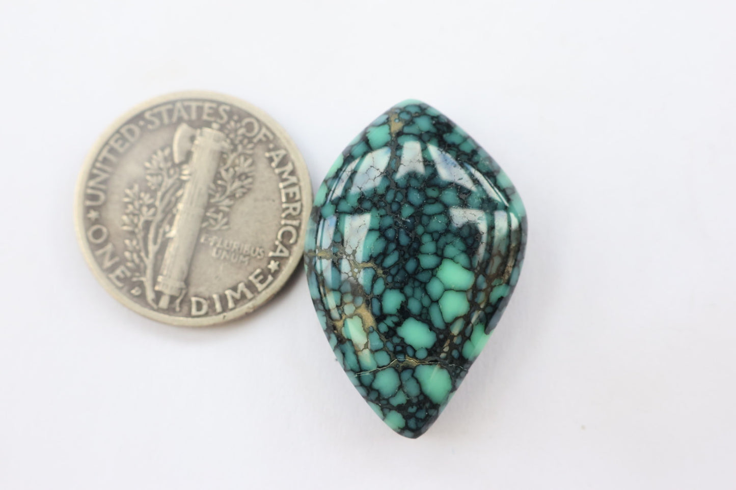 Angel wing Variscite cabochon