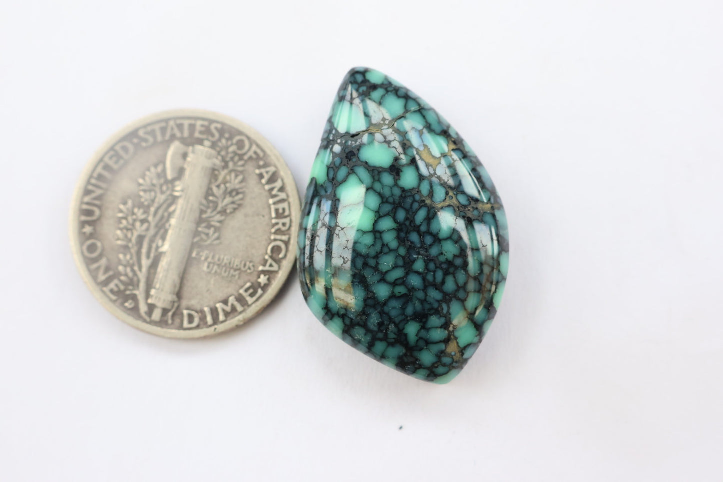 Angel wing Variscite cabochon