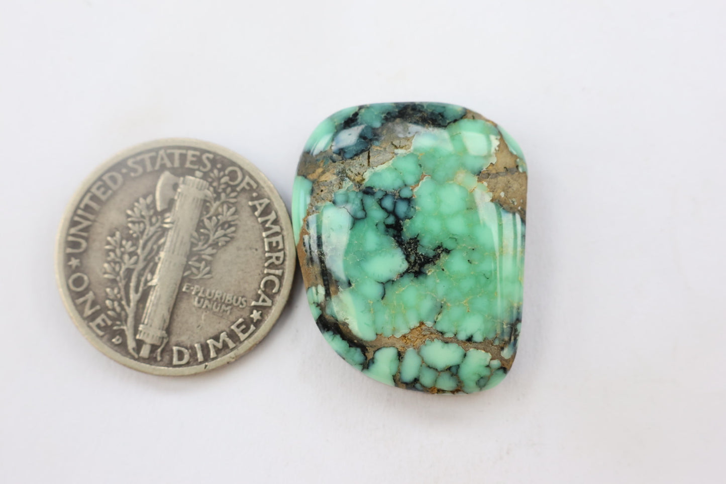 Angel wing Variscite cabochon