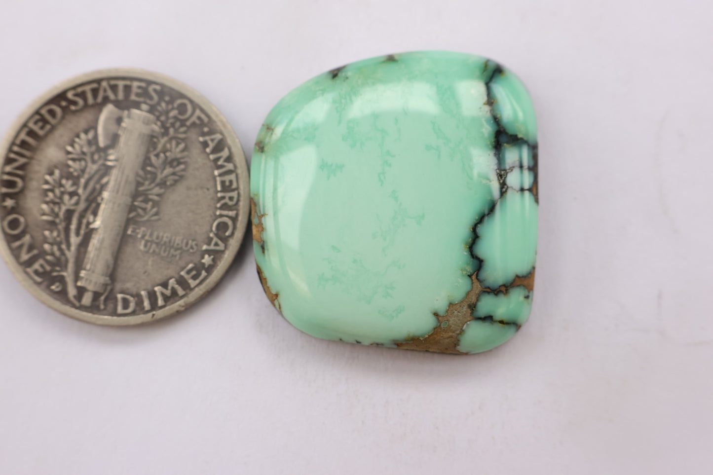 Angel wing Variscite cabochon