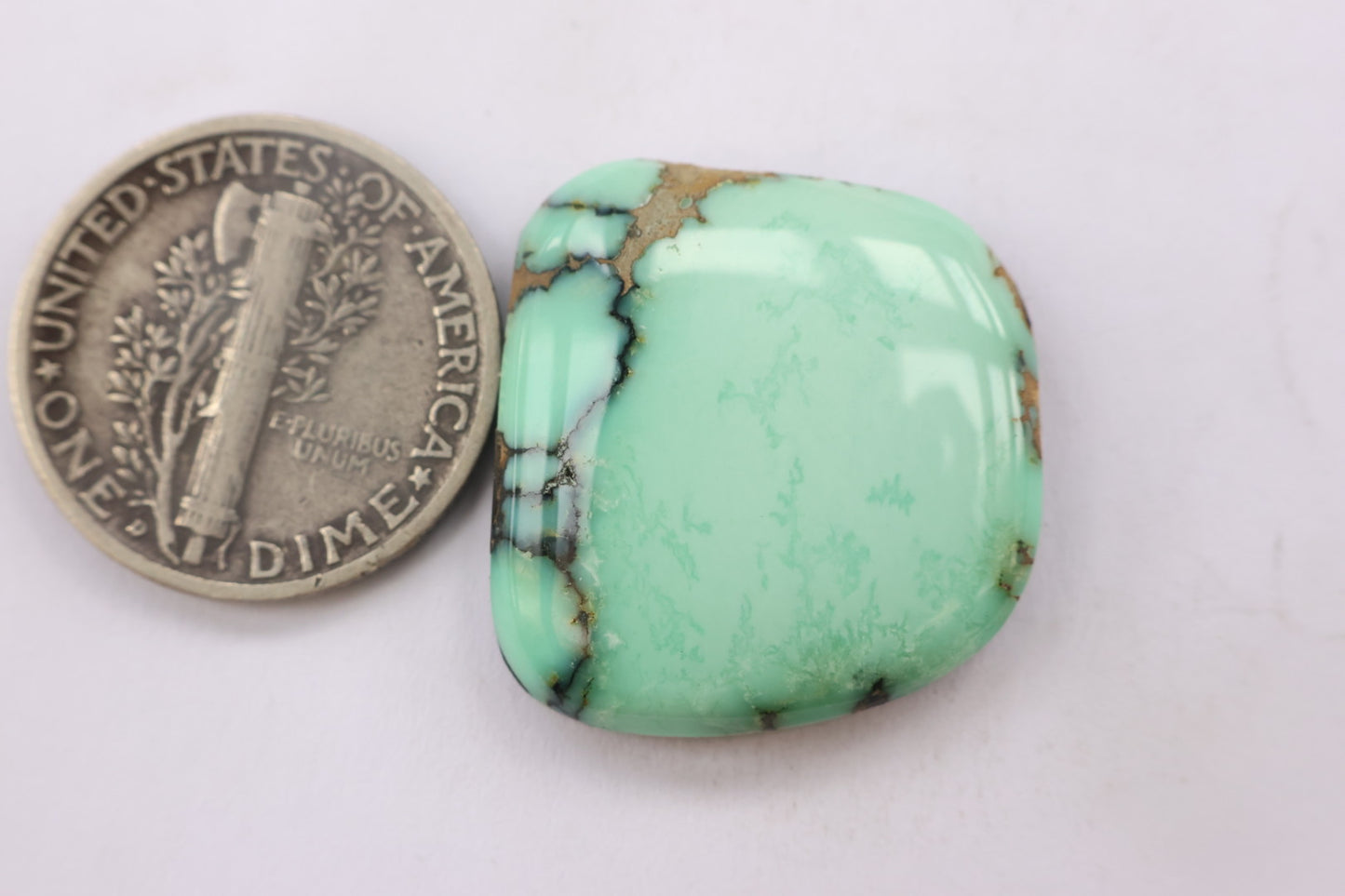 Angel wing Variscite cabochon