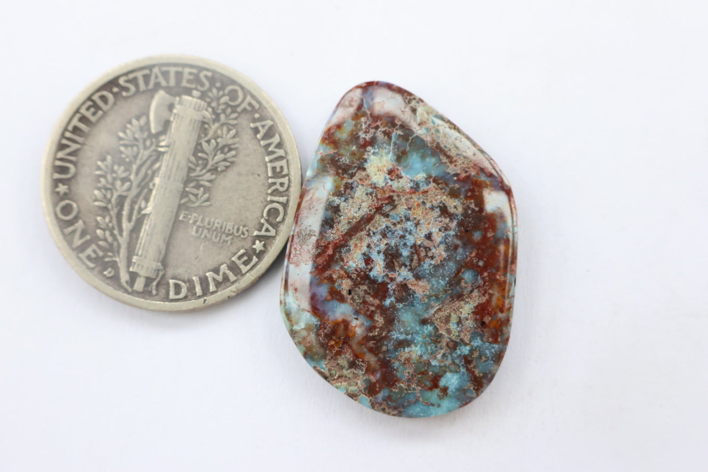 Valley blue turquoise cabochon