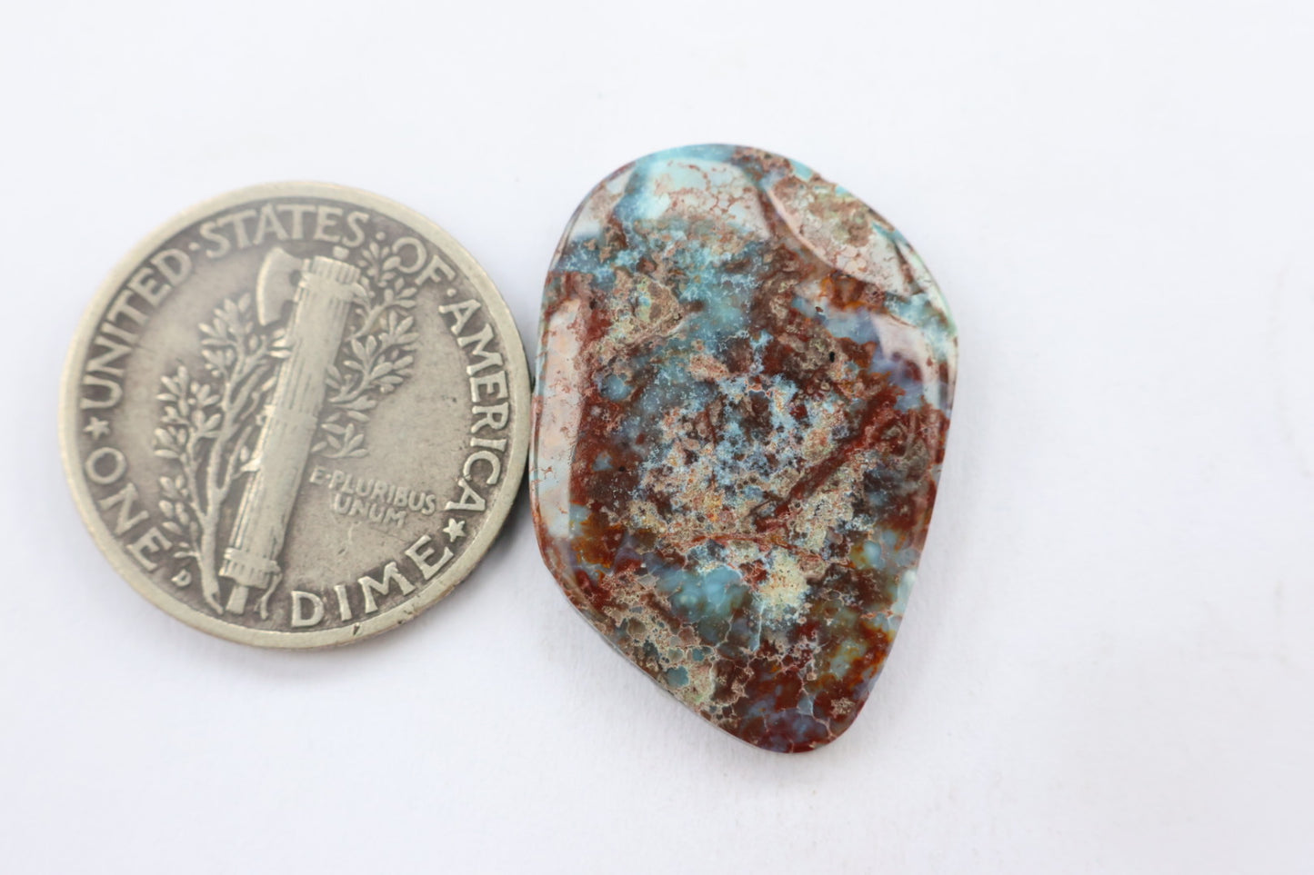 Valley blue turquoise cabochon