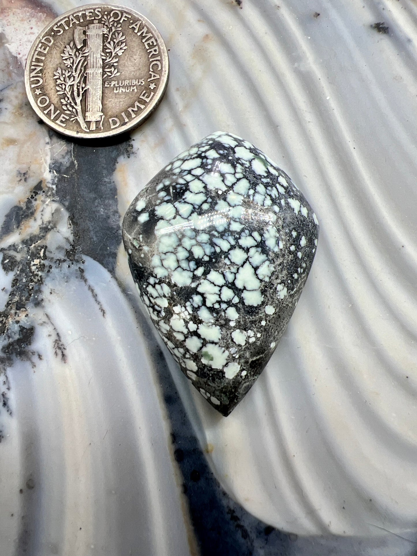 Emerald Basin Variscite cabochon