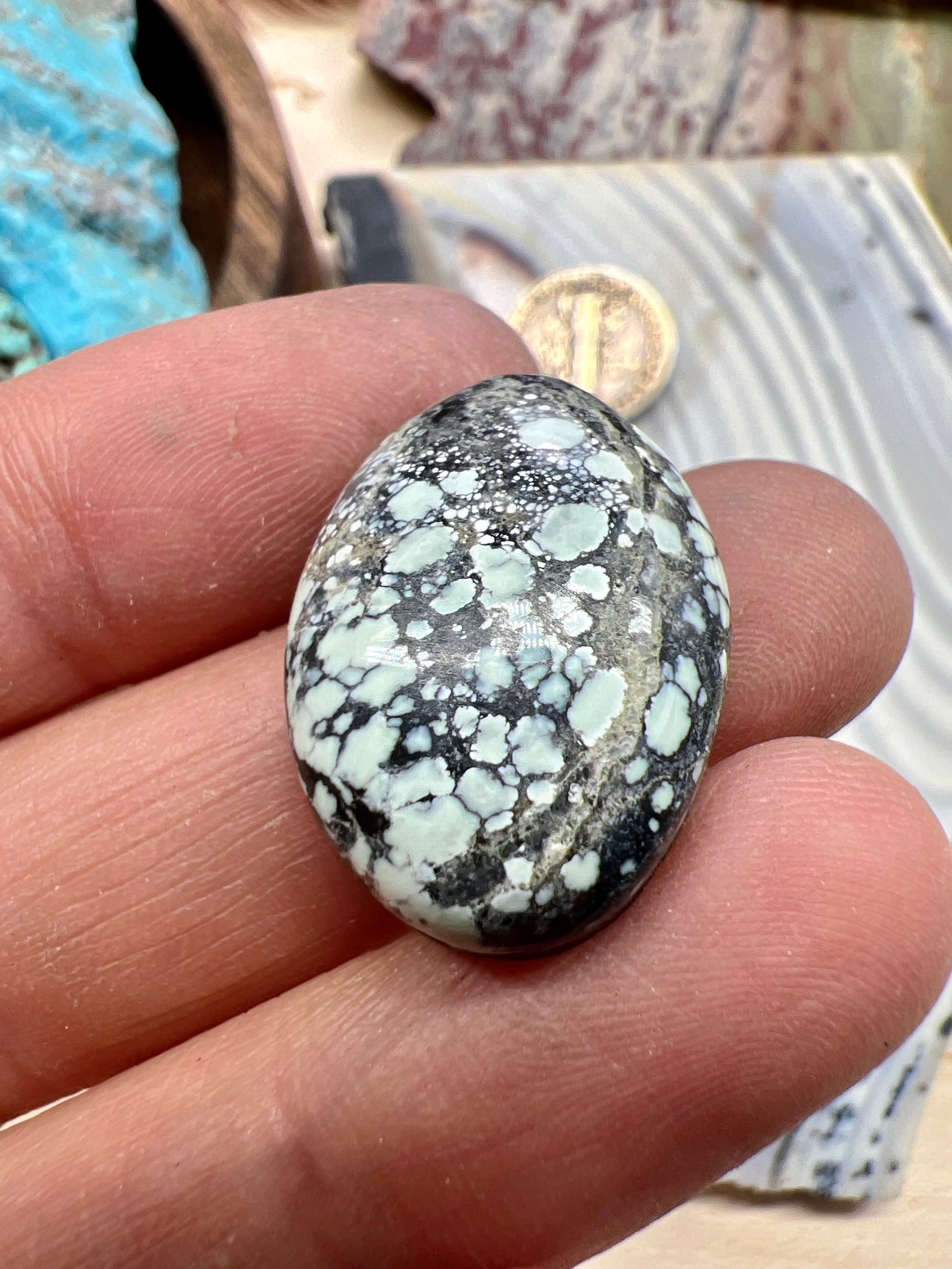 Emerald Basin Variscite cabochon