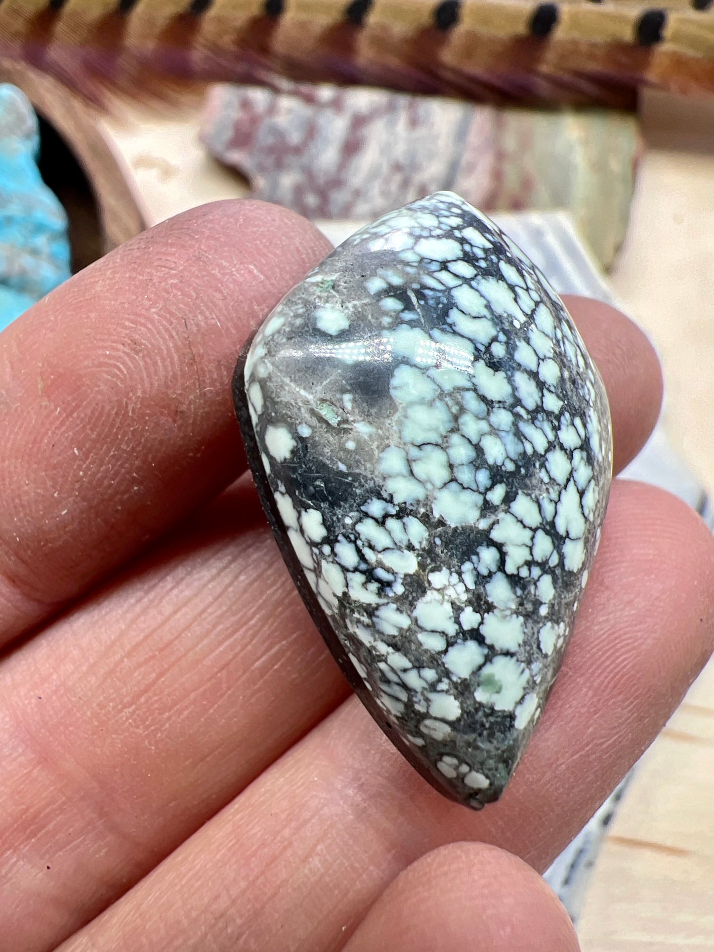 Emerald Basin Variscite cabochon