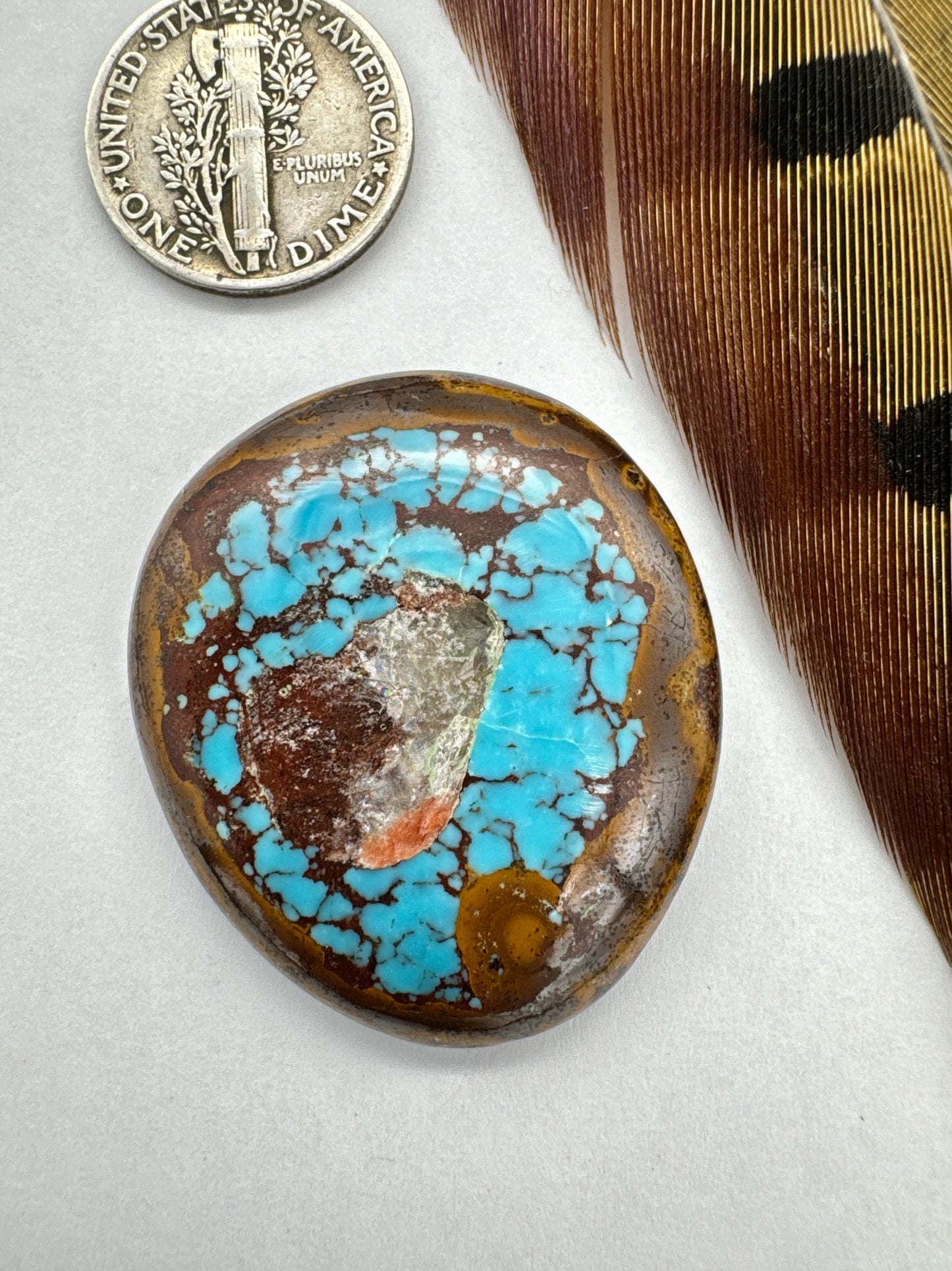 Egyptian Turquoise Hugh grade cabochon