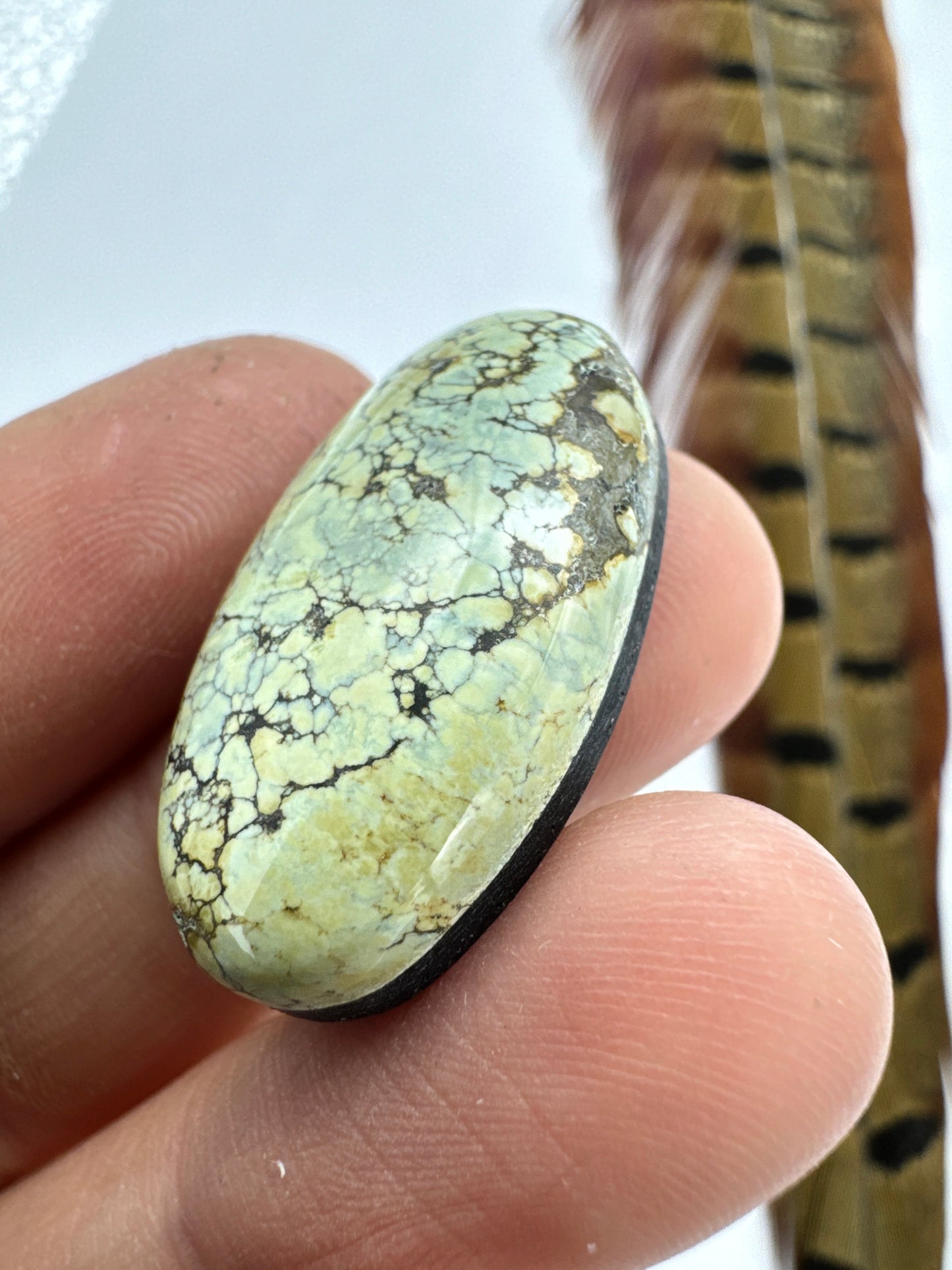 Colina verde variscite cab