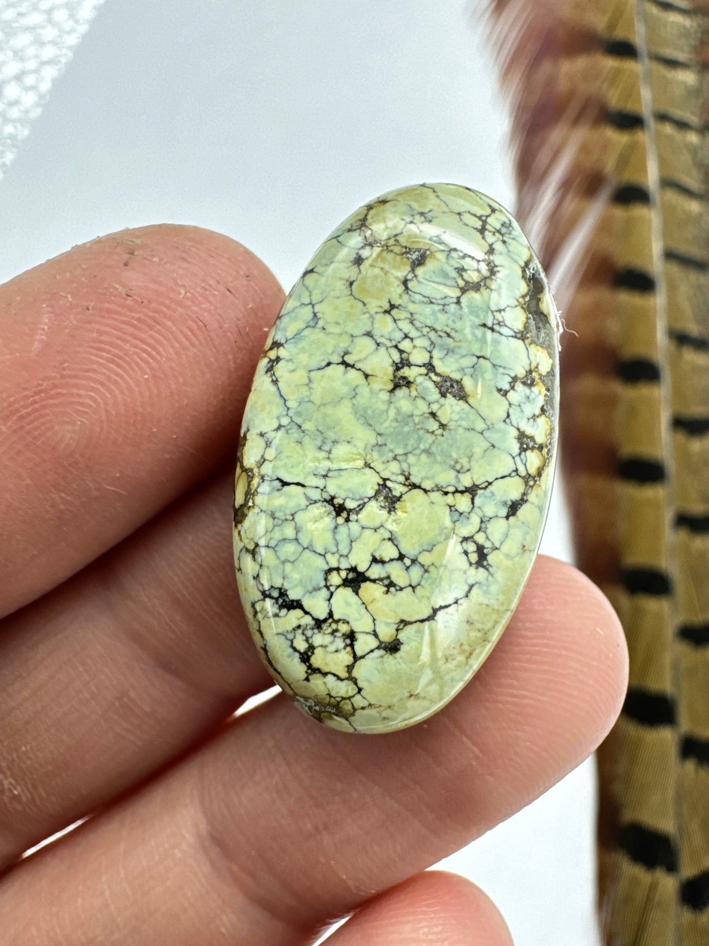 Colina verde variscite cab