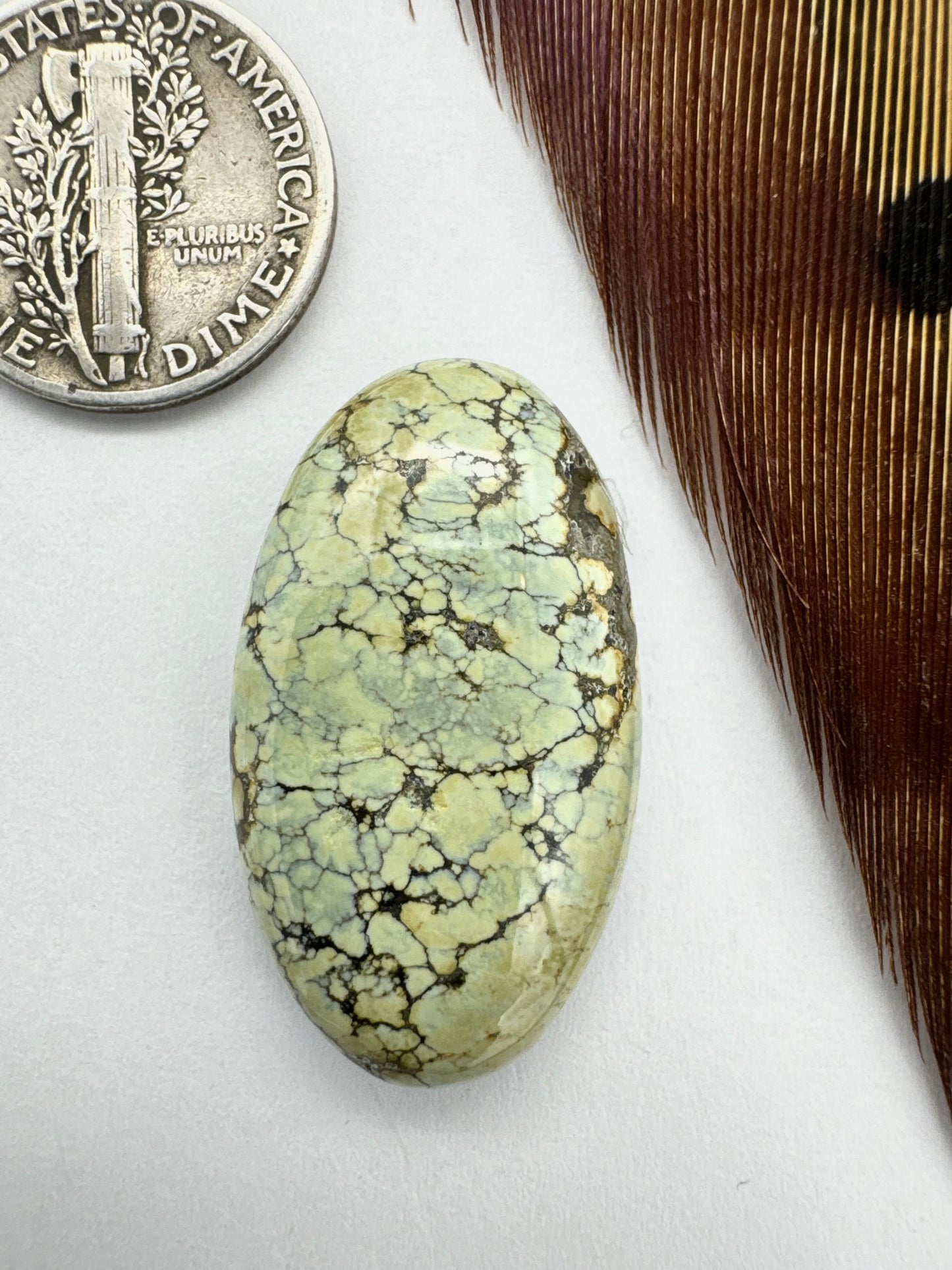 Colina verde variscite cab