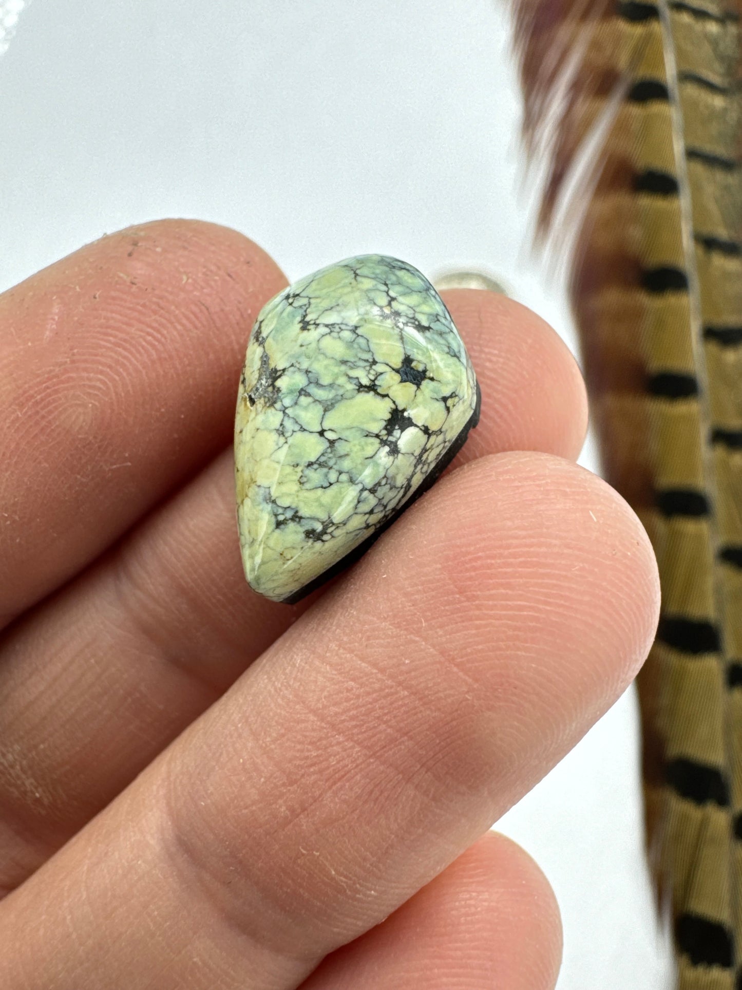 Colina verde variscite cab