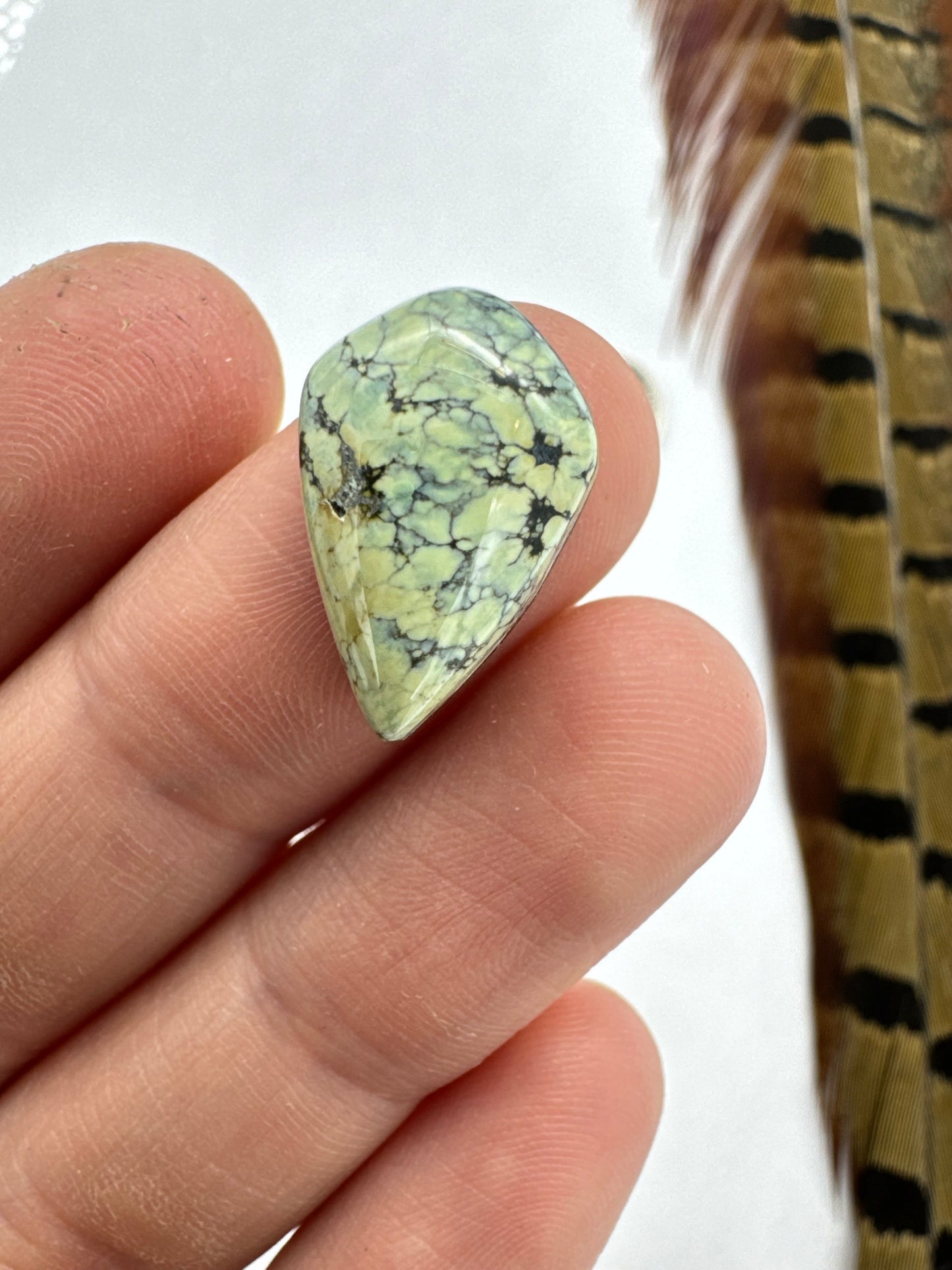 Colina verde variscite cab