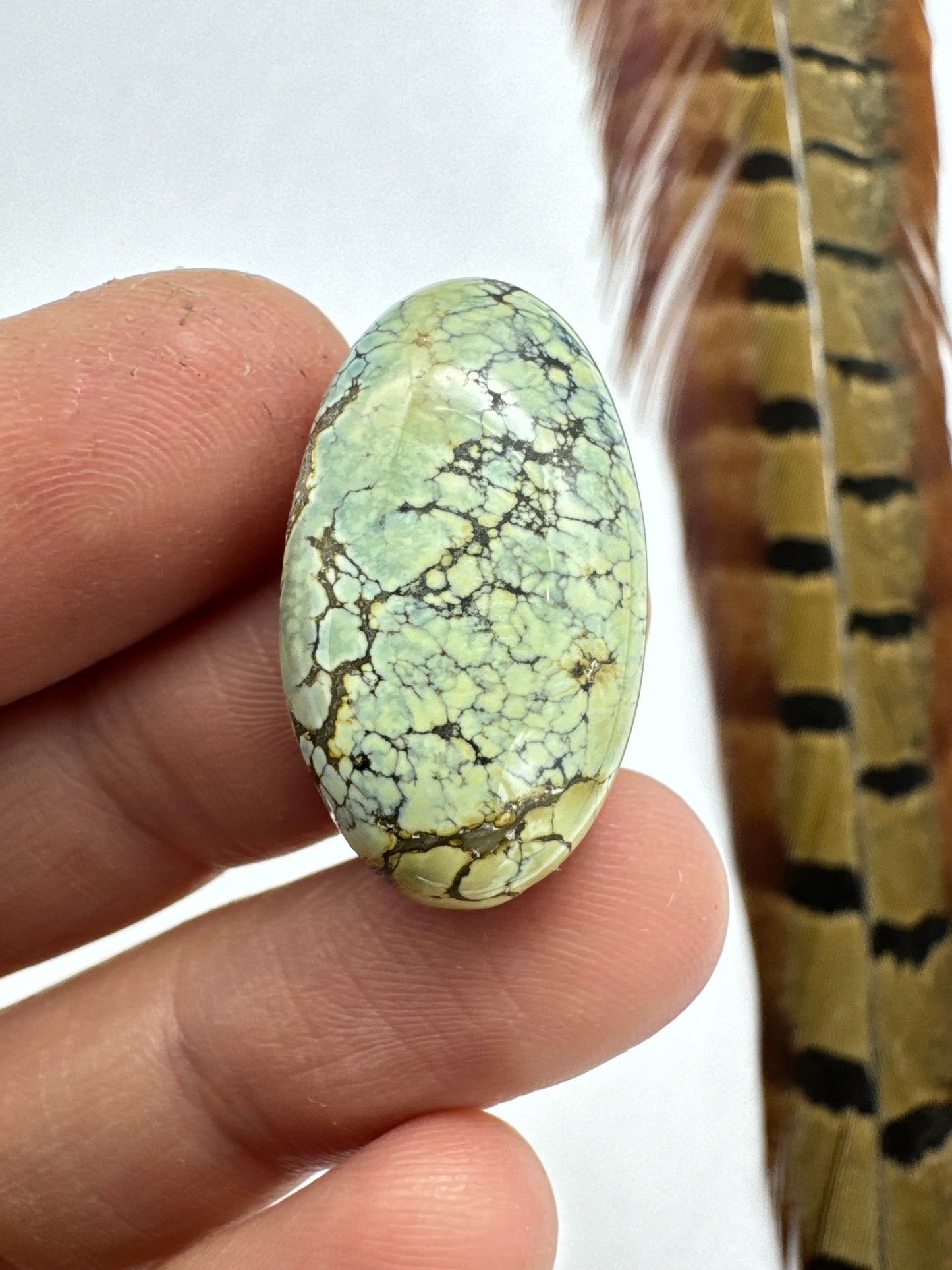 Colina verde variscite cab