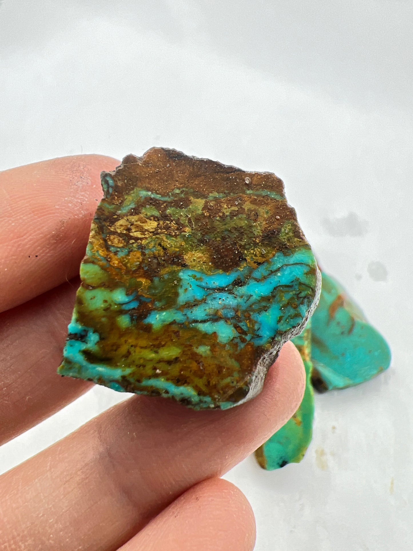 Ceremonial turquoise rough slabs