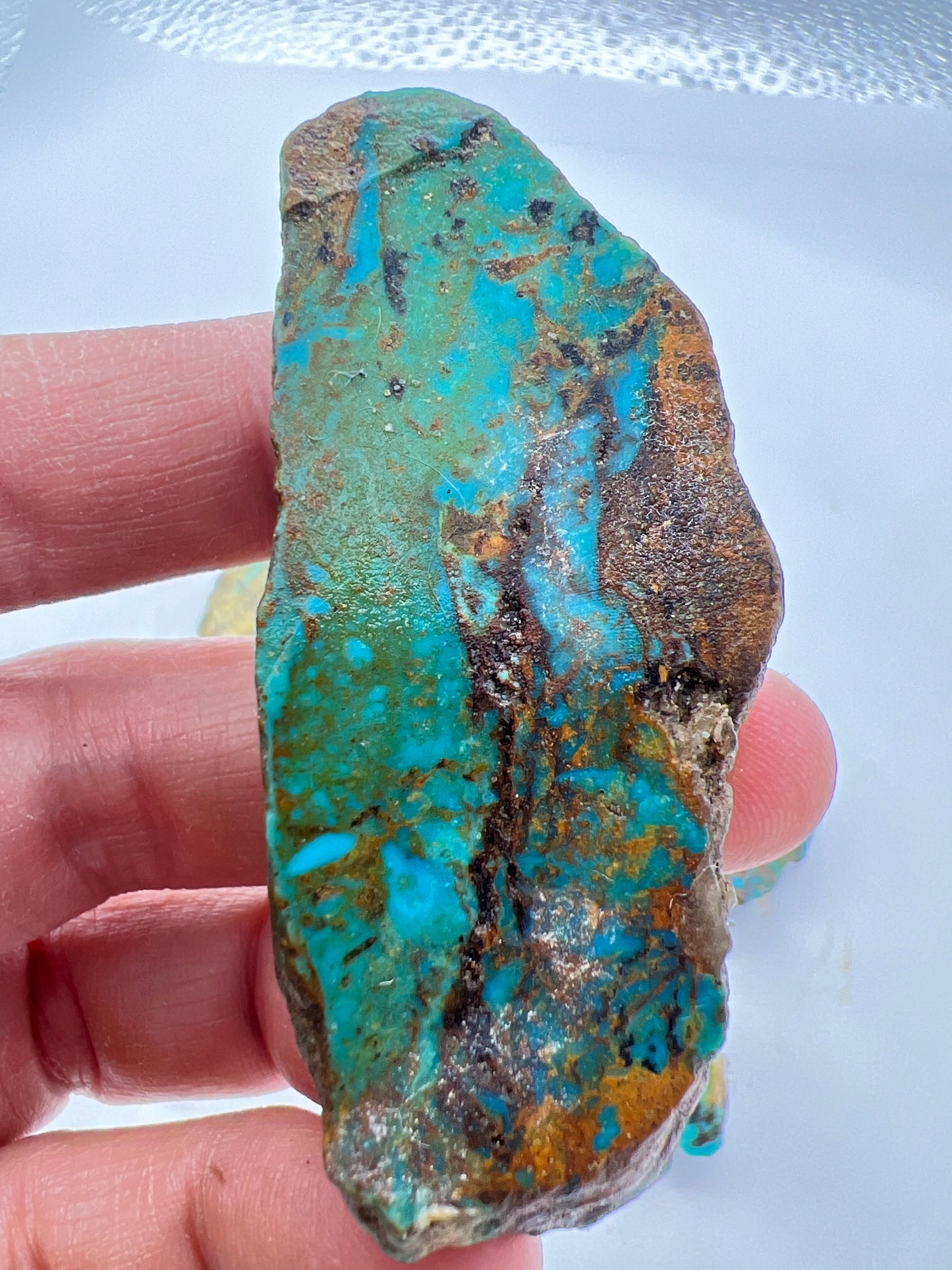 Ceremonial turquoise rough slabs