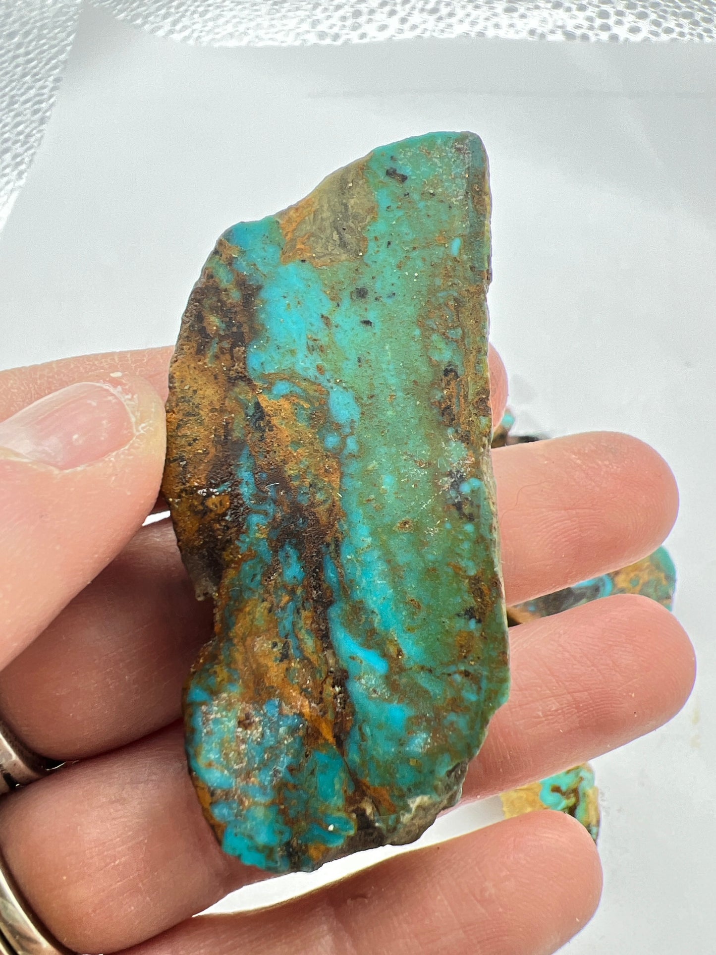 Ceremonial turquoise rough slabs