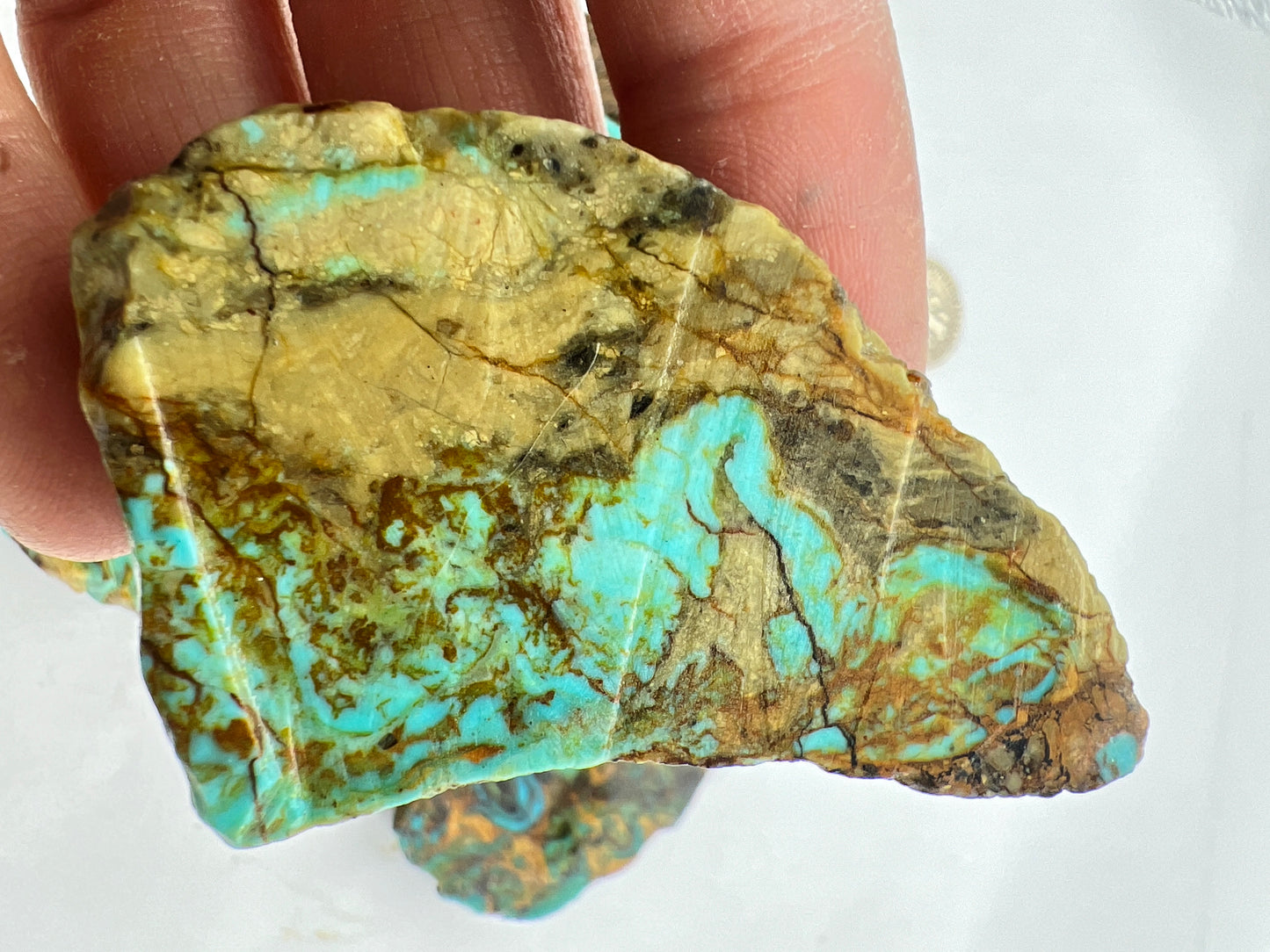 Ceremonial turquoise rough slabs