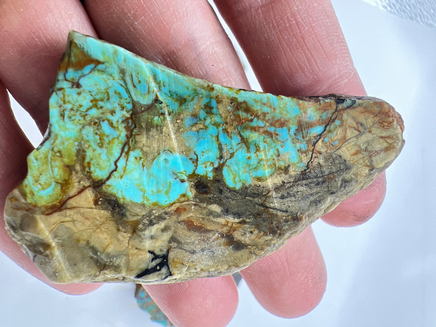 Ceremonial turquoise rough slabs