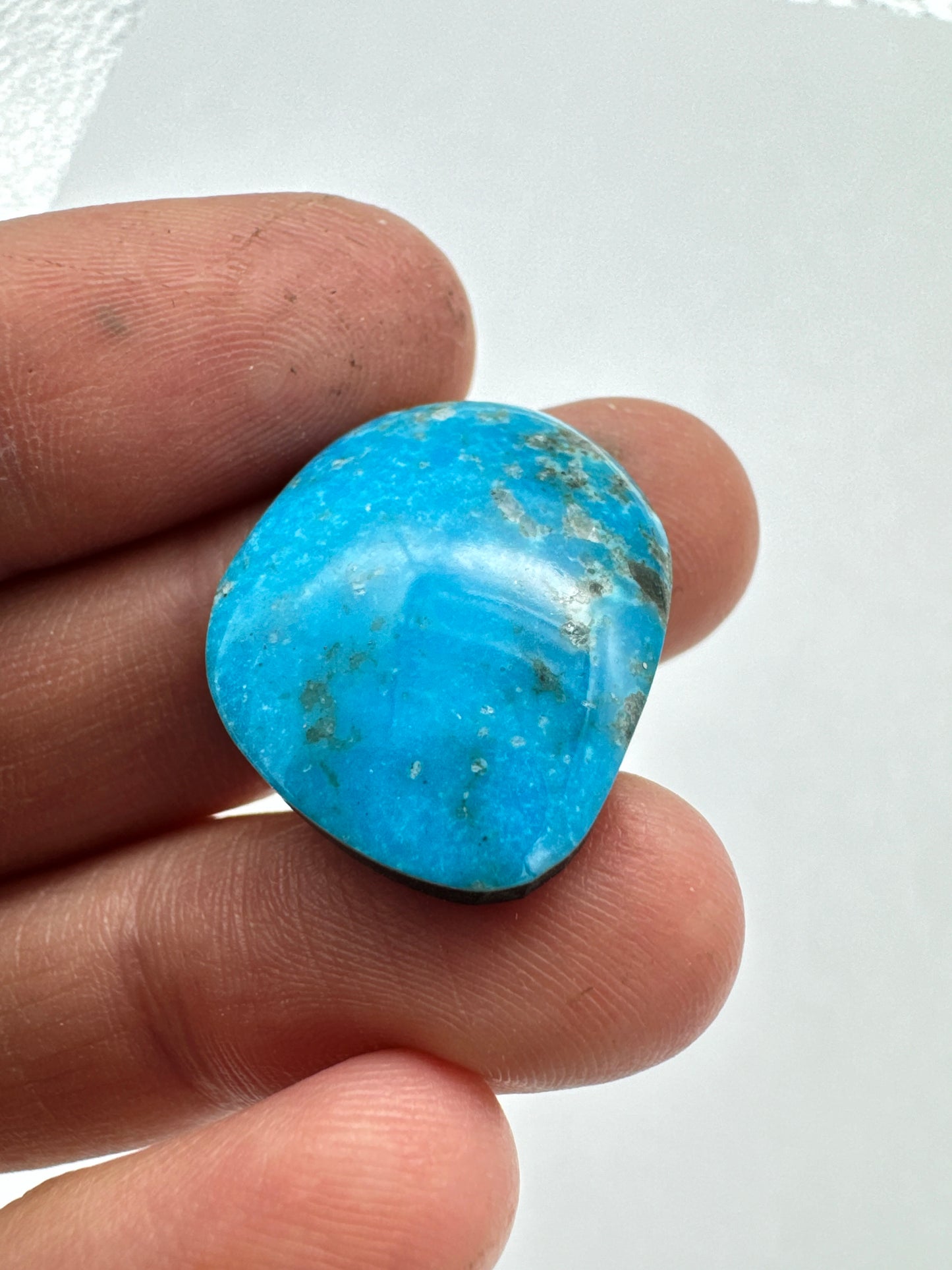 Old stock Kingman turquoise cabochon