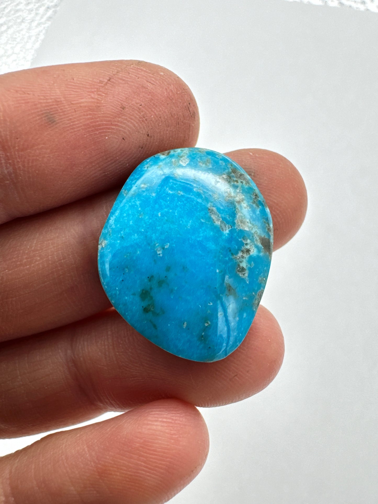 Old stock Kingman turquoise cabochon