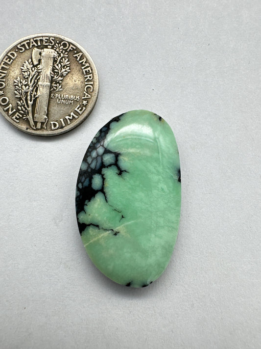 New lander cabochon variscite