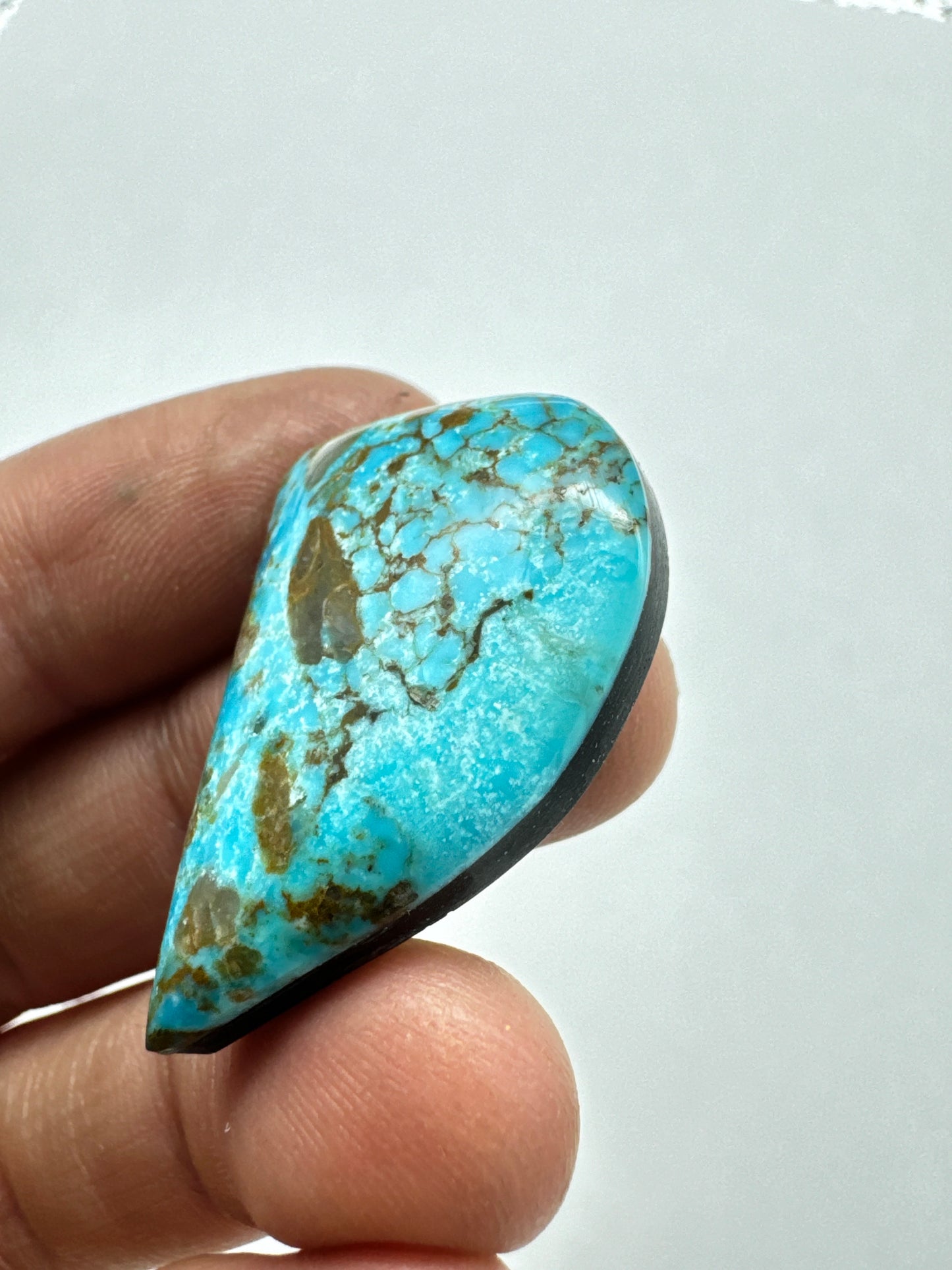 Old stock Kingman turquoise cabochon