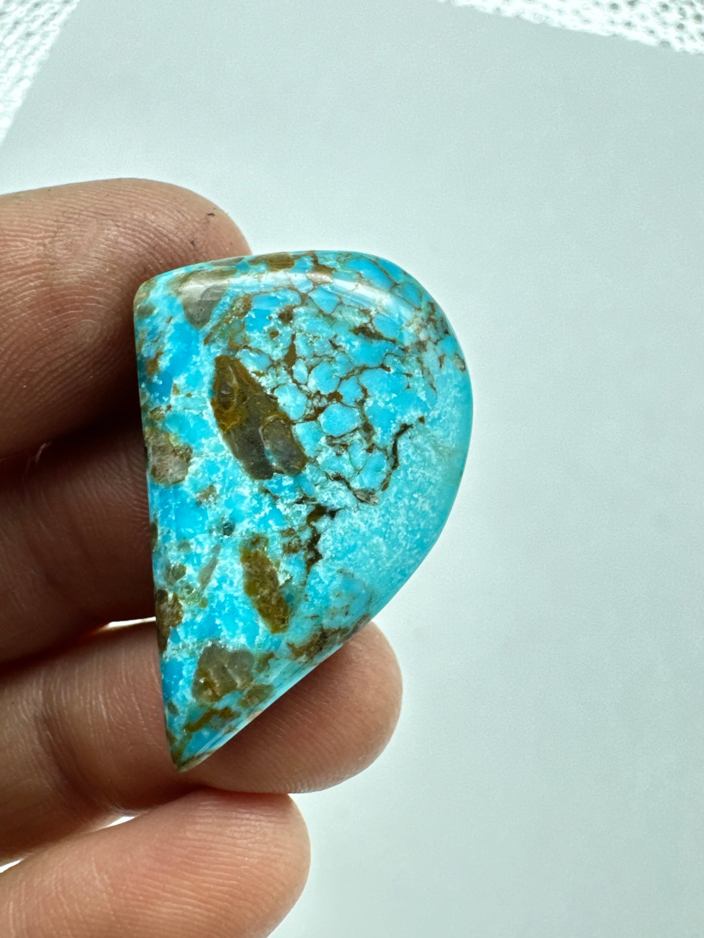 Old stock Kingman turquoise cabochon