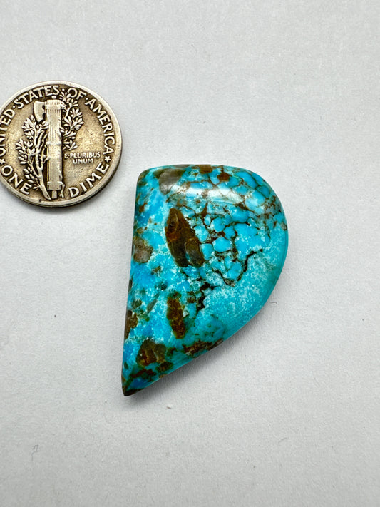 Old stock Kingman turquoise cabochon